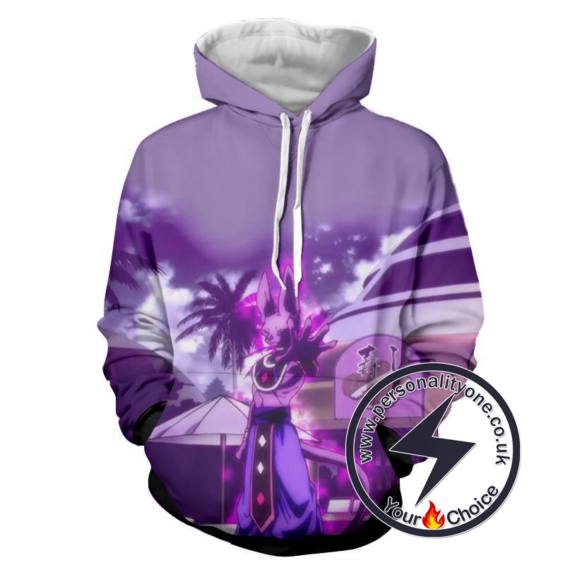 Dragon Ball Z - Beerus 3D - Hoodies